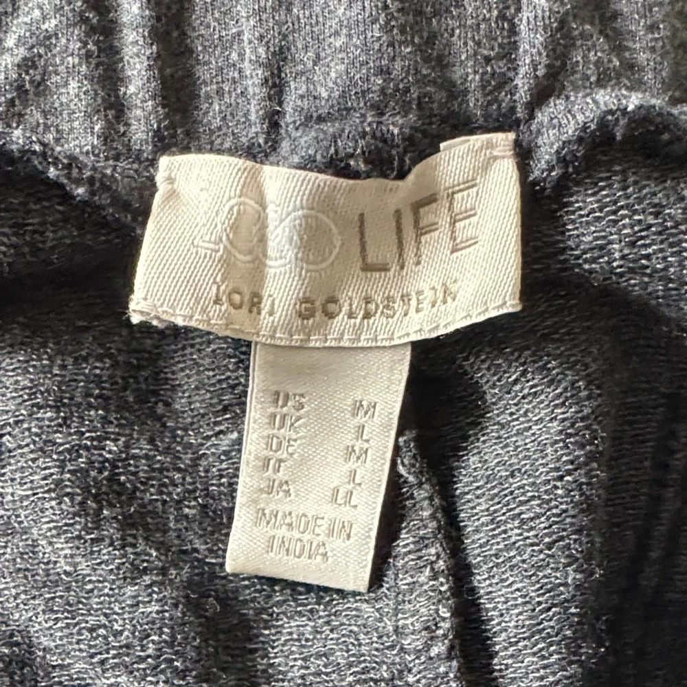 LOGO Life French Terry Pullover Hoodie With Pintuck and Joggers Set Medium 8/10 - Picture 12 of 12
